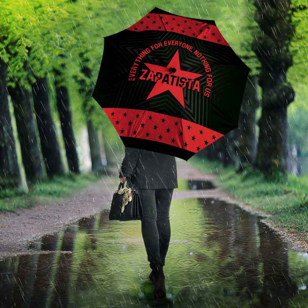 Zapatista Territories Umbrella EZLN Everything For Everyone Nothing For Us - Wonder Print Shop