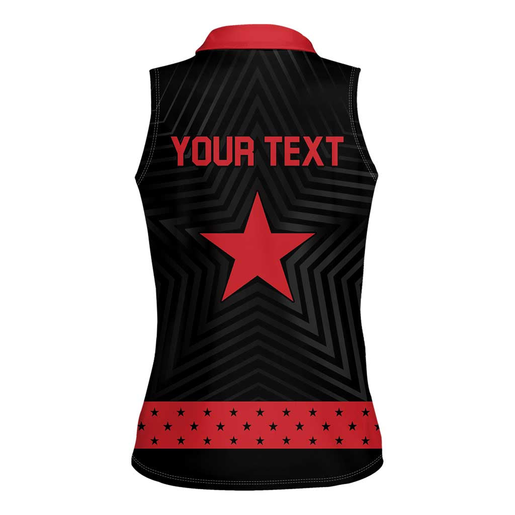 Personalized Zapatista Territories Women Sleeveless Polo Shirt EZLN Everything For Everyone Nothing For Us - Wonder Print Shop