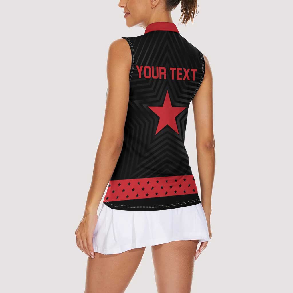 Personalized Zapatista Territories Women Sleeveless Polo Shirt EZLN Everything For Everyone Nothing For Us - Wonder Print Shop