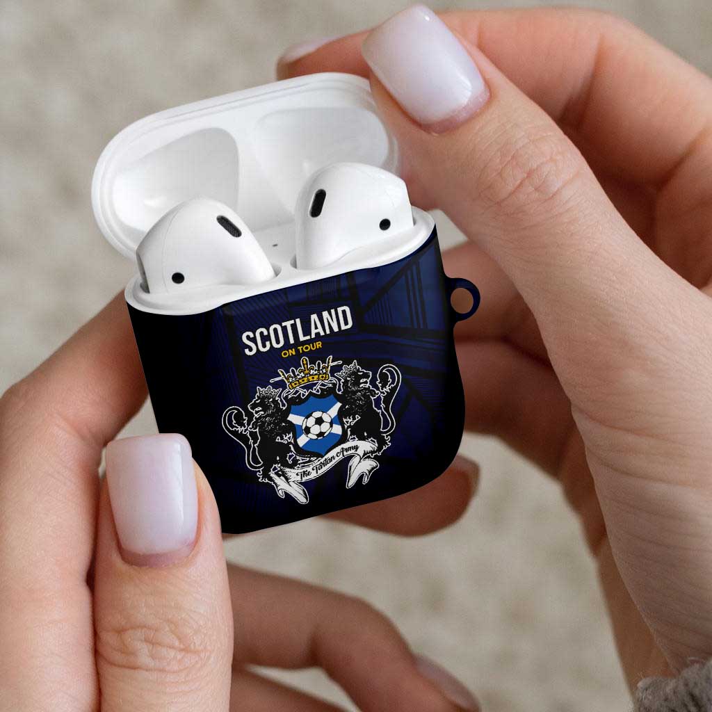 Football Scotland On Tour 2026 AirPods Case Tartan Scottish Army Be Coming - Wonder Print Shop
