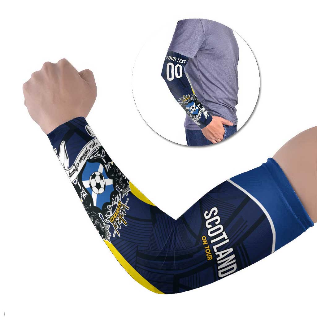 Custom Football Scotland On Tour 2026 Arm Sleeves Tartan Scottish Army Be Coming - Wonder Print Shop