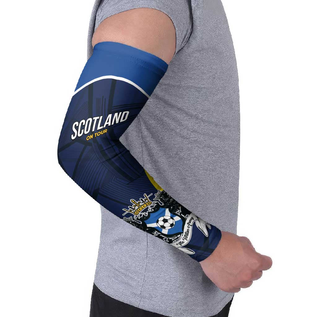 Custom Football Scotland On Tour 2026 Arm Sleeves Tartan Scottish Army Be Coming - Wonder Print Shop