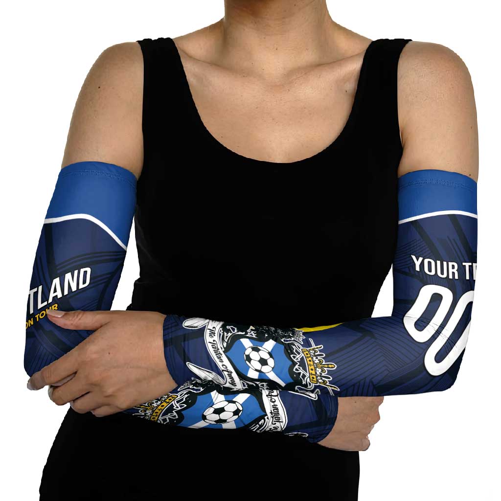 Custom Football Scotland On Tour 2026 Arm Sleeves Tartan Scottish Army Be Coming - Wonder Print Shop