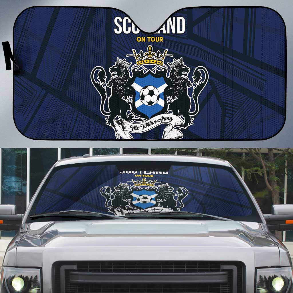 Football Scotland On Tour 2026 Auto Sun Shade Tartan Scottish Army Be Coming - Wonder Print Shop