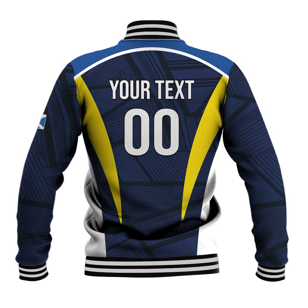 Custom Football Scotland On Tour 2026 Baseball Jacket Tartan Scottish Army Be Coming - Wonder Print Shop