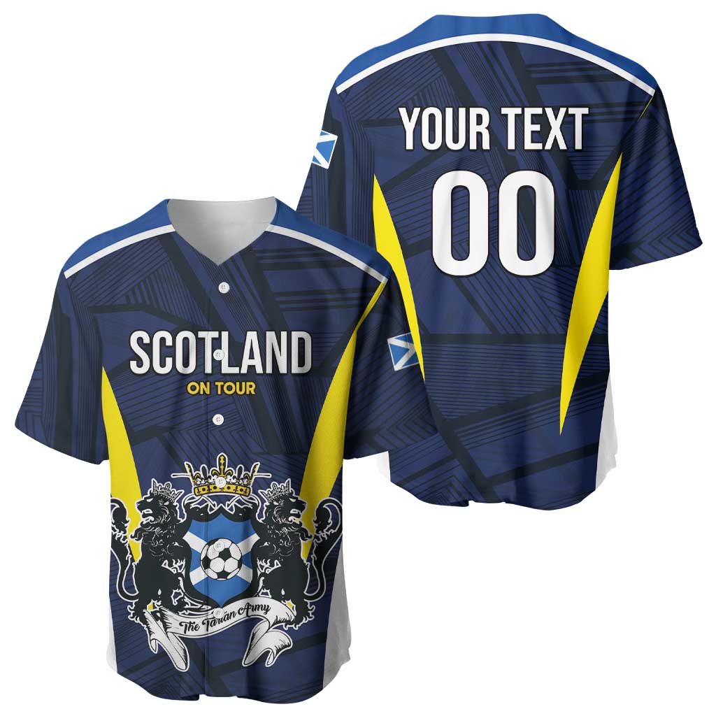 Custom Football Scotland On Tour 2026 Baseball Jersey Tartan Scottish Army Be Coming - Wonder Print Shop