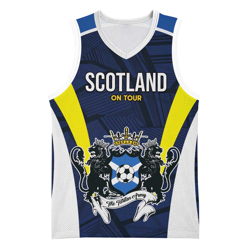 Custom Football Scotland On Tour 2026 Basketball Jersey Tartan Scottish Army Be Coming - Wonder Print Shop
