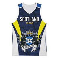 Custom Football Scotland On Tour 2026 Basketball Jersey Tartan Scottish Army Be Coming - Wonder Print Shop