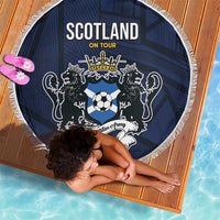 Football Scotland On Tour 2026 Beach Blanket Tartan Scottish Army Be Coming - Wonder Print Shop