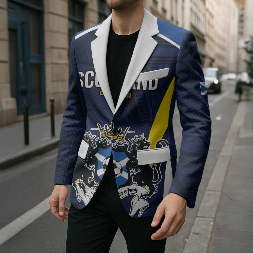 Custom Football Scotland On Tour 2026 Blazer Tartan Scottish Army Be Coming - Wonder Print Shop