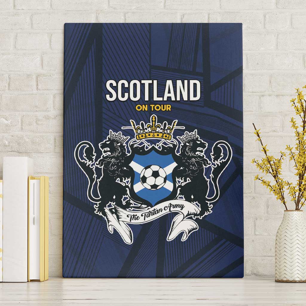 Football Scotland On Tour 2026 Canvas Wall Art Tartan Scottish Army Be Coming - Wonder Print Shop