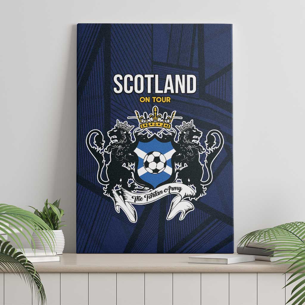 Football Scotland On Tour 2026 Canvas Wall Art Tartan Scottish Army Be Coming - Wonder Print Shop