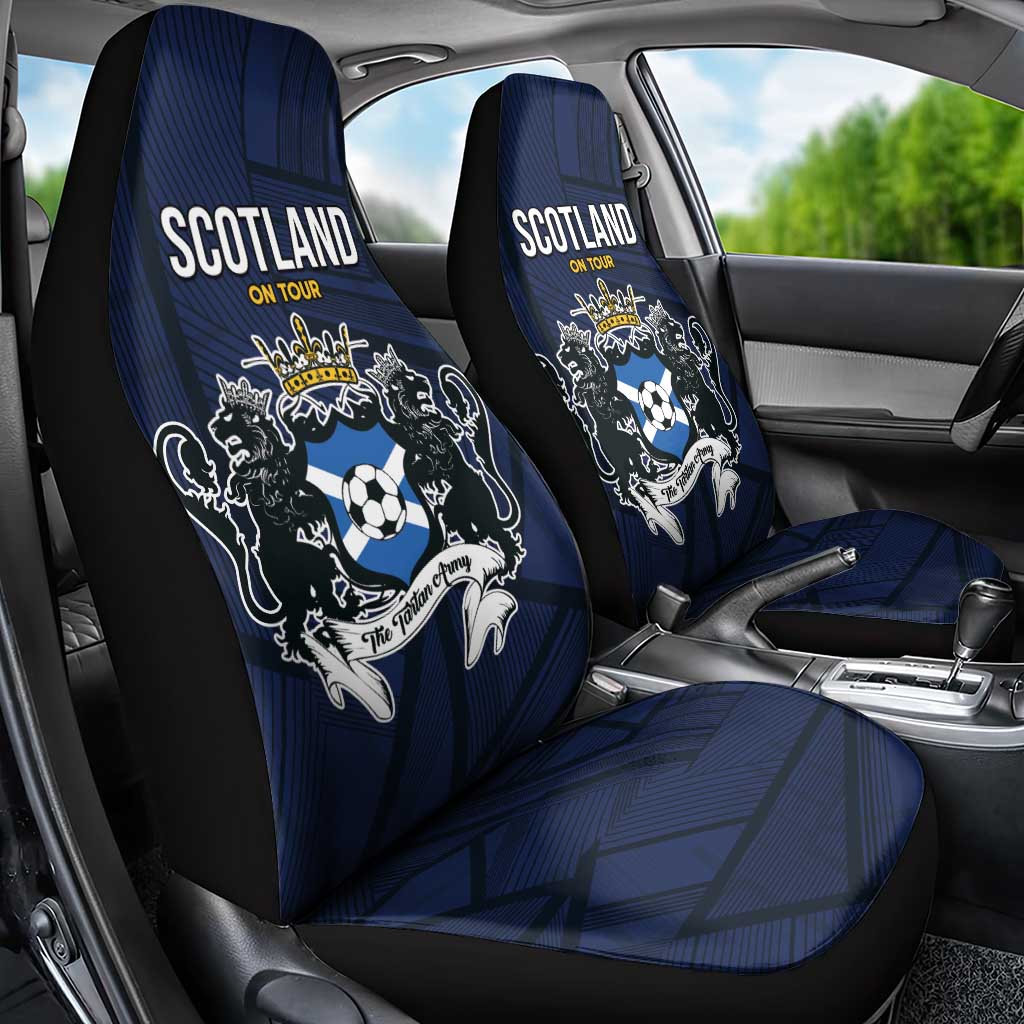 Football Scotland On Tour 2026 Car Seat Cover Tartan Scottish Army Be Coming - Wonder Print Shop