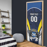Custom Football Scotland On Tour 2026 Door Cover Tartan Scottish Army Be Coming - Wonder Print Shop
