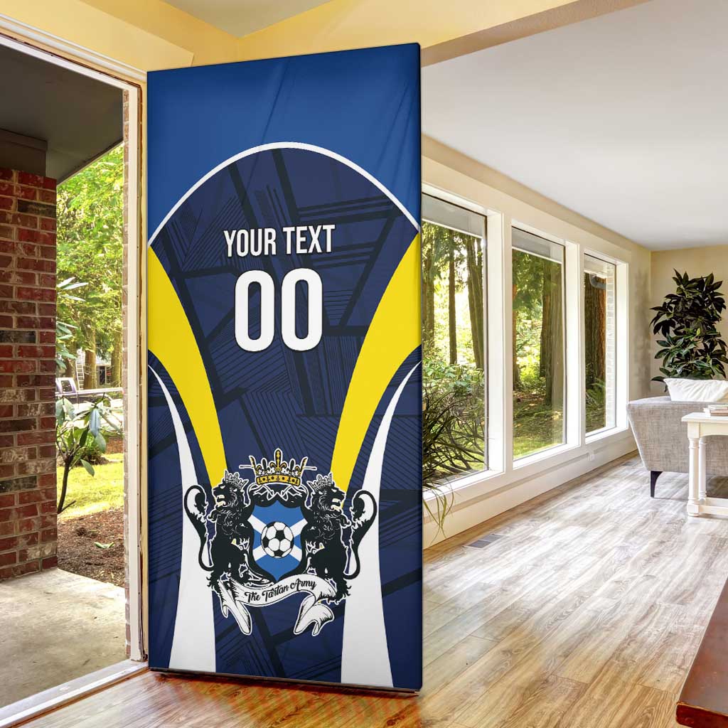Custom Football Scotland On Tour 2026 Door Cover Tartan Scottish Army Be Coming - Wonder Print Shop