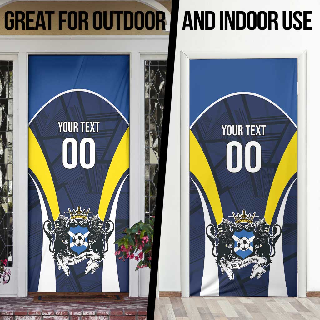 Custom Football Scotland On Tour 2026 Door Cover Tartan Scottish Army Be Coming - Wonder Print Shop