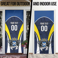 Custom Football Scotland On Tour 2026 Door Cover Tartan Scottish Army Be Coming - Wonder Print Shop