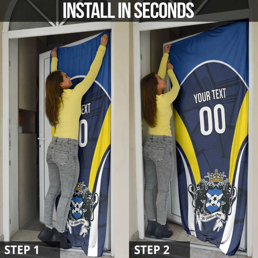 Custom Football Scotland On Tour 2026 Door Cover Tartan Scottish Army Be Coming - Wonder Print Shop
