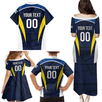 Custom Football Scotland On Tour 2026 Family Matching Puletasi and Hawaiian Shirt Tartan Scottish Army Be Coming - Wonder Print Shop