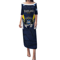 Custom Football Scotland On Tour 2026 Family Matching Puletasi and Hawaiian Shirt Tartan Scottish Army Be Coming - Wonder Print Shop