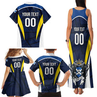 Custom Football Scotland On Tour 2026 Family Matching Tank Maxi Dress and Hawaiian Shirt Tartan Scottish Army Be Coming - Wonder Print Shop