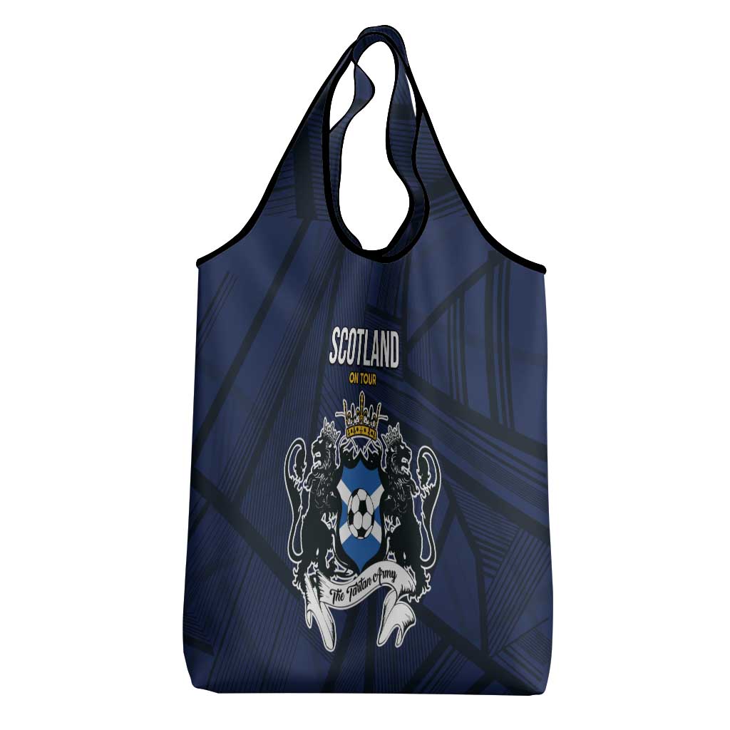 Football Scotland On Tour 2026 Grocery Bag Tartan Scottish Army Be Coming - Wonder Print Shop