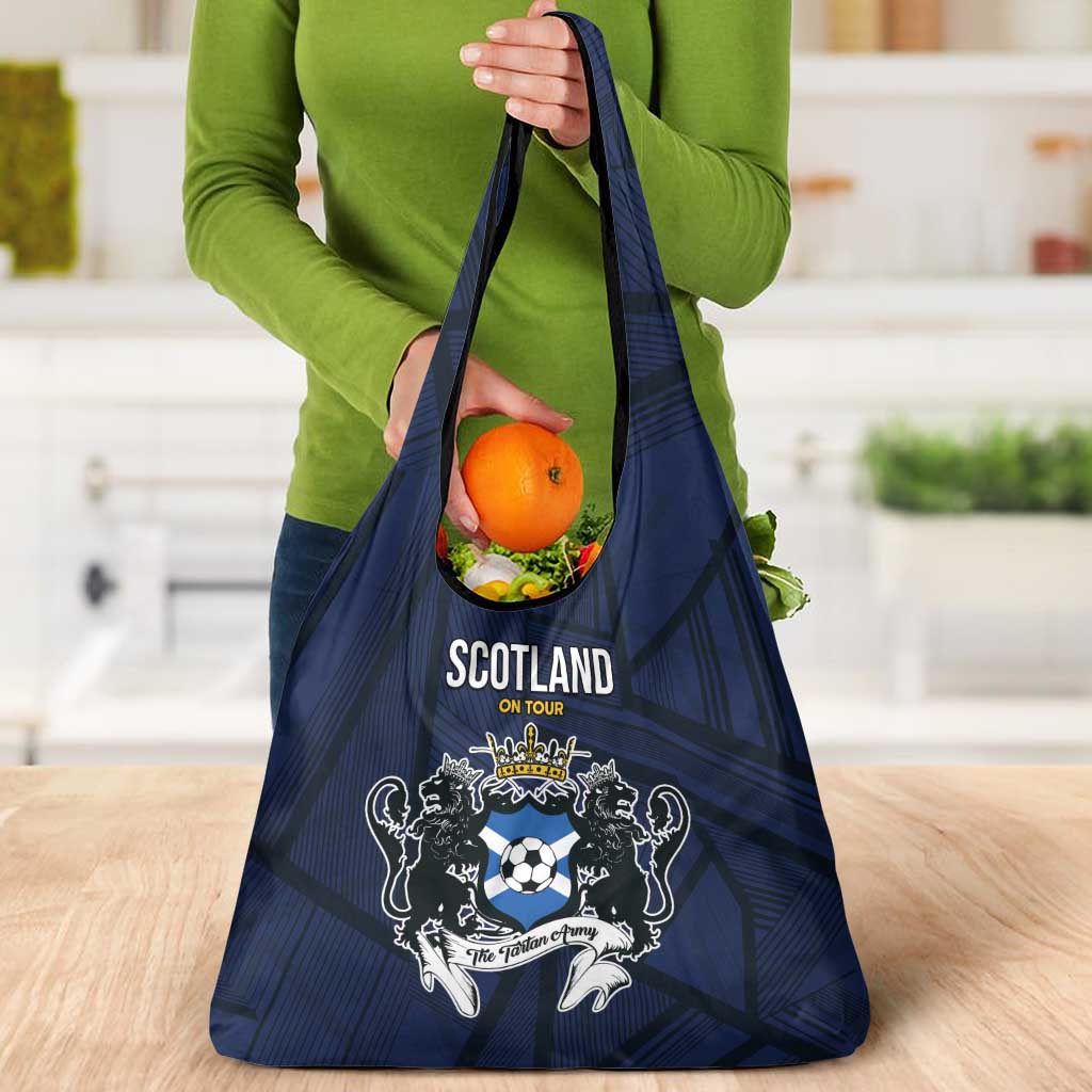 Football Scotland On Tour 2026 Grocery Bag Tartan Scottish Army Be Coming - Wonder Print Shop