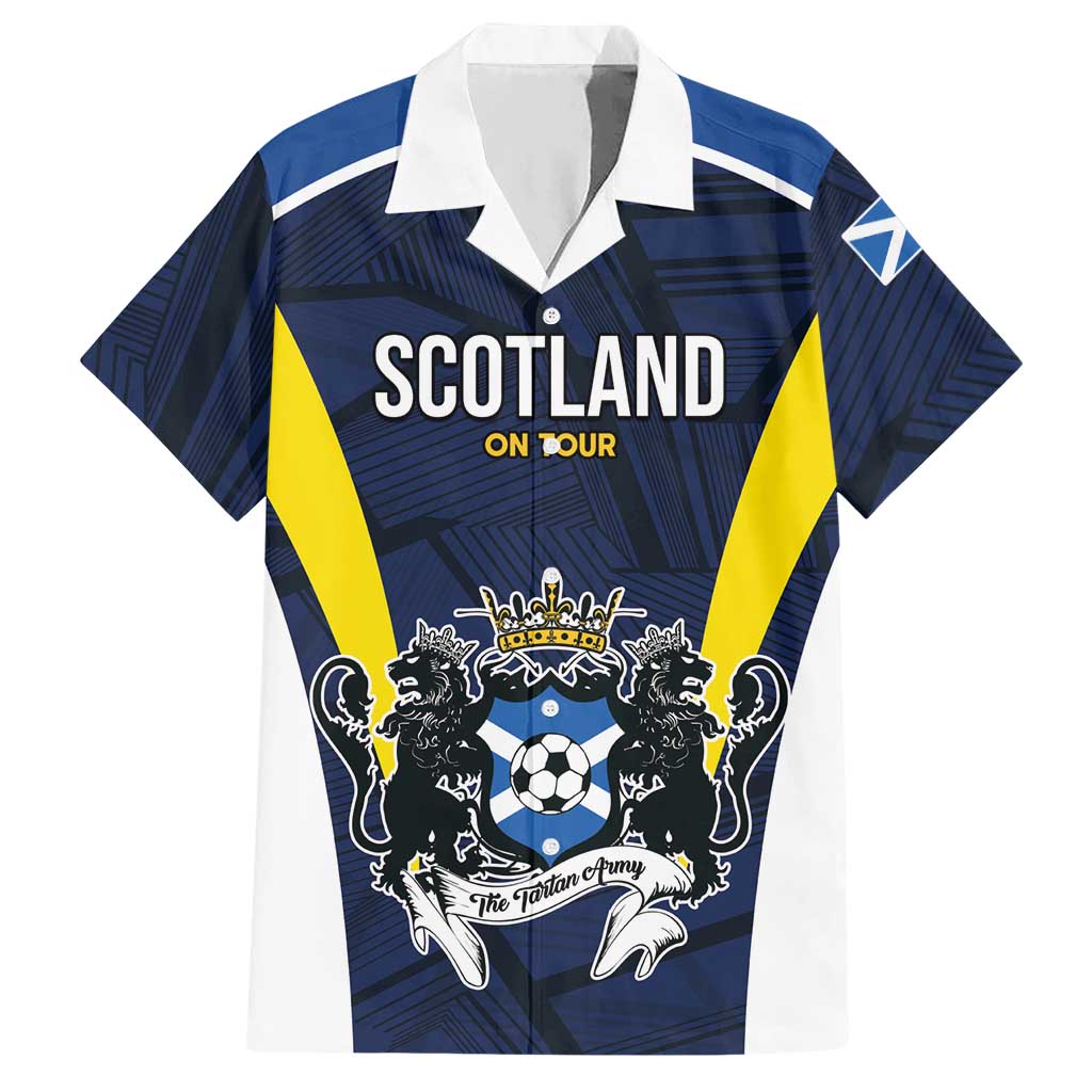 Custom Football Scotland On Tour 2026 Hawaiian Shirt Tartan Scottish Army Be Coming - Wonder Print Shop