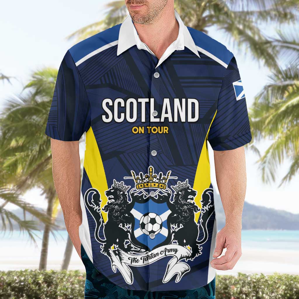 Custom Football Scotland On Tour 2026 Hawaiian Shirt Tartan Scottish Army Be Coming - Wonder Print Shop