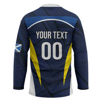 Custom Football Scotland On Tour 2026 Hockey Jersey Tartan Scottish Army Be Coming - Wonder Print Shop