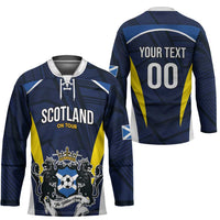 Custom Football Scotland On Tour 2026 Hockey Jersey Tartan Scottish Army Be Coming - Wonder Print Shop
