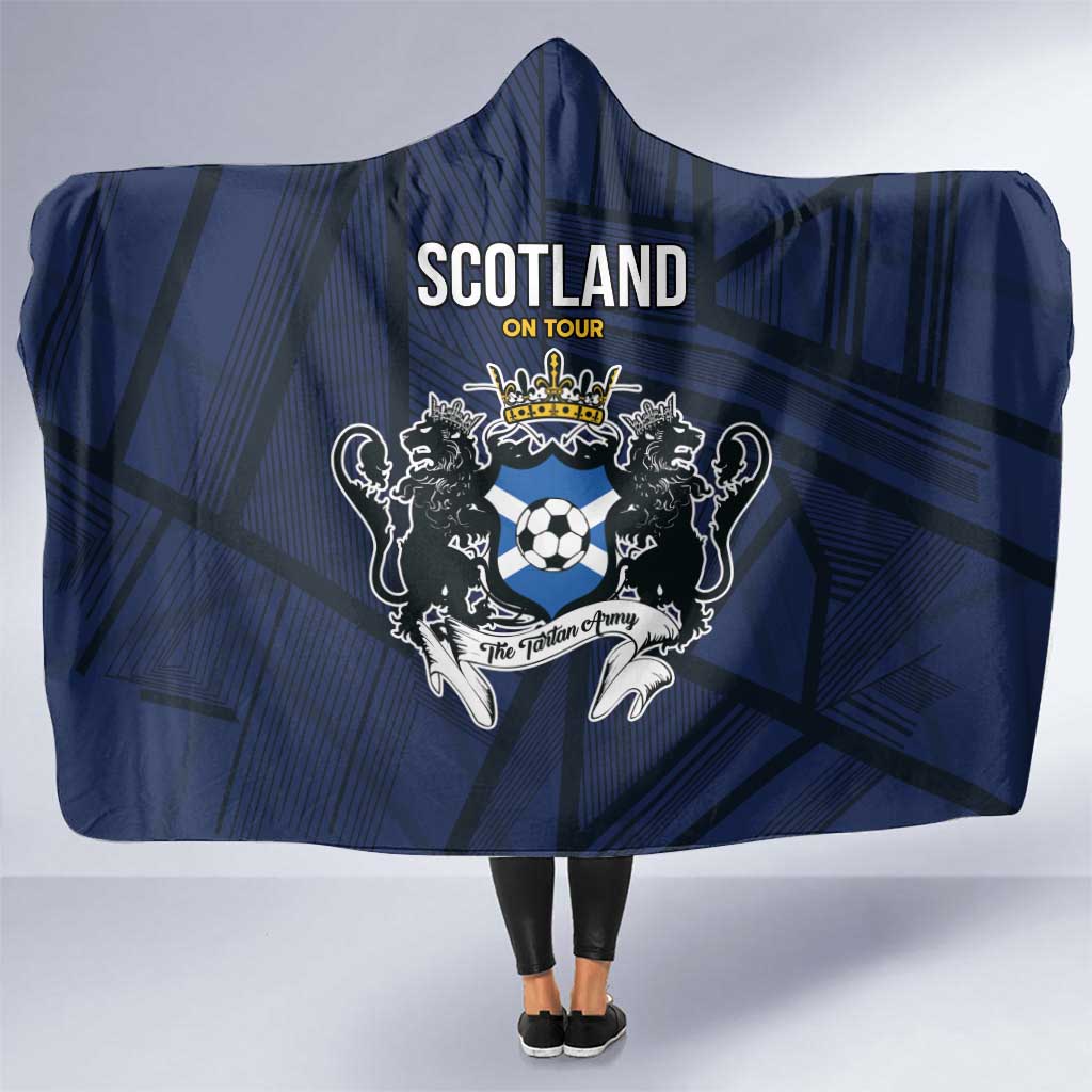 Football Scotland On Tour 2026 Hooded Blanket Tartan Scottish Army Be Coming - Wonder Print Shop