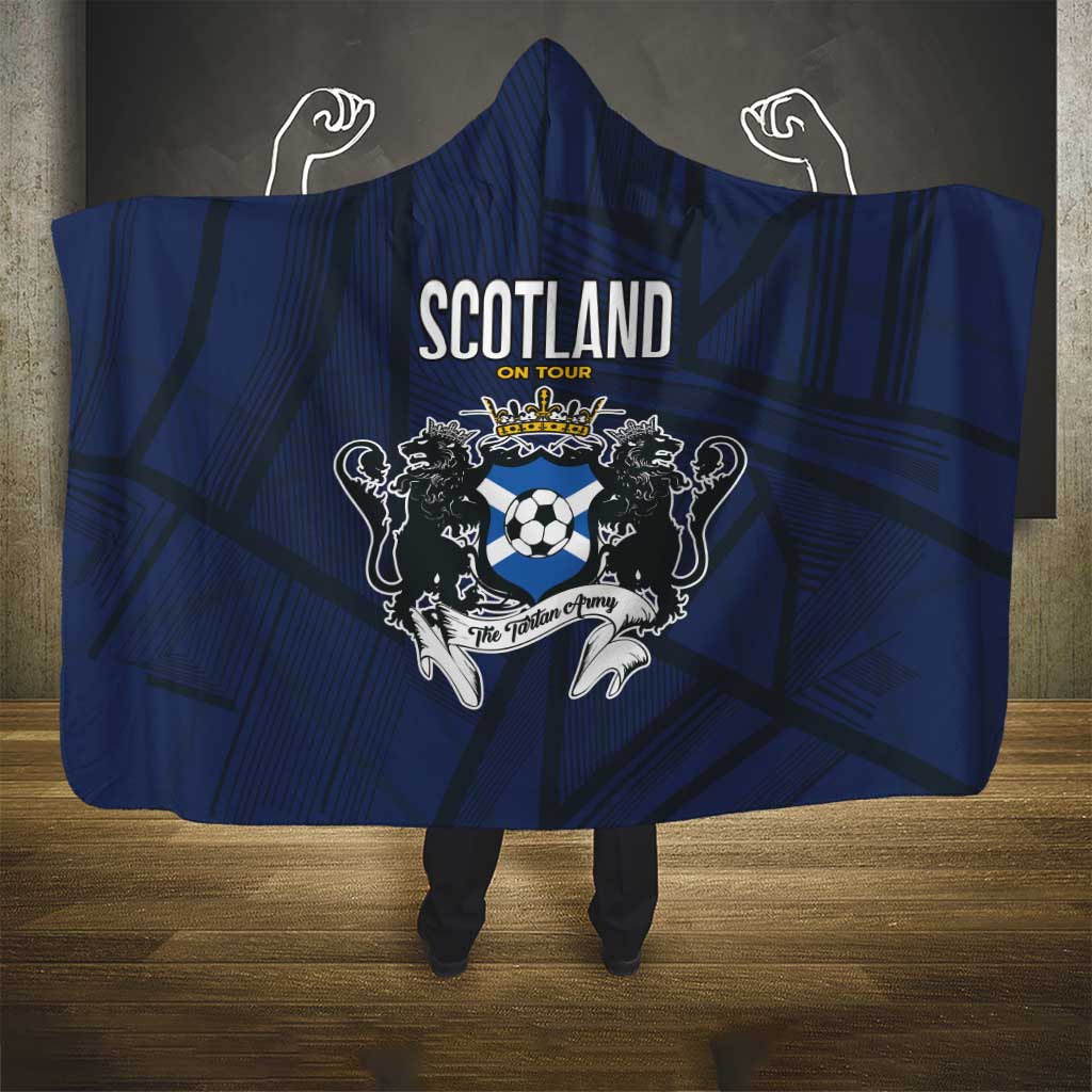 Football Scotland On Tour 2026 Hooded Blanket Tartan Scottish Army Be Coming - Wonder Print Shop