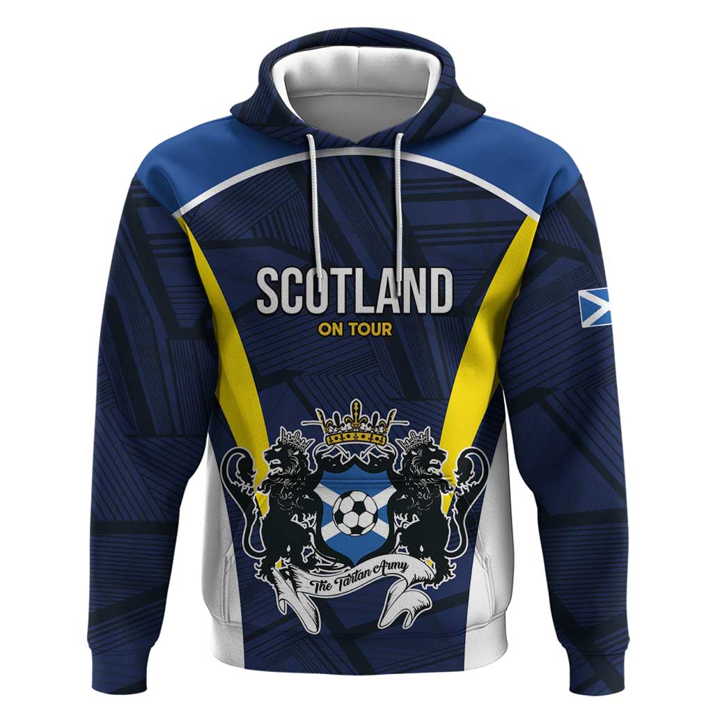 Custom Football Scotland On Tour 2026 Hoodie Tartan Scottish Army Be Coming - Wonder Print Shop
