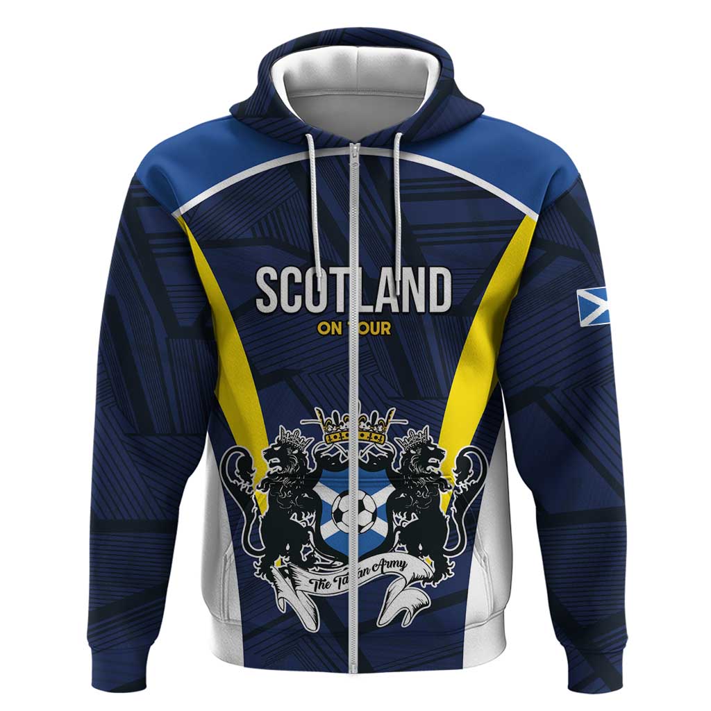 Custom Football Scotland On Tour 2026 Hoodie Tartan Scottish Army Be Coming - Wonder Print Shop