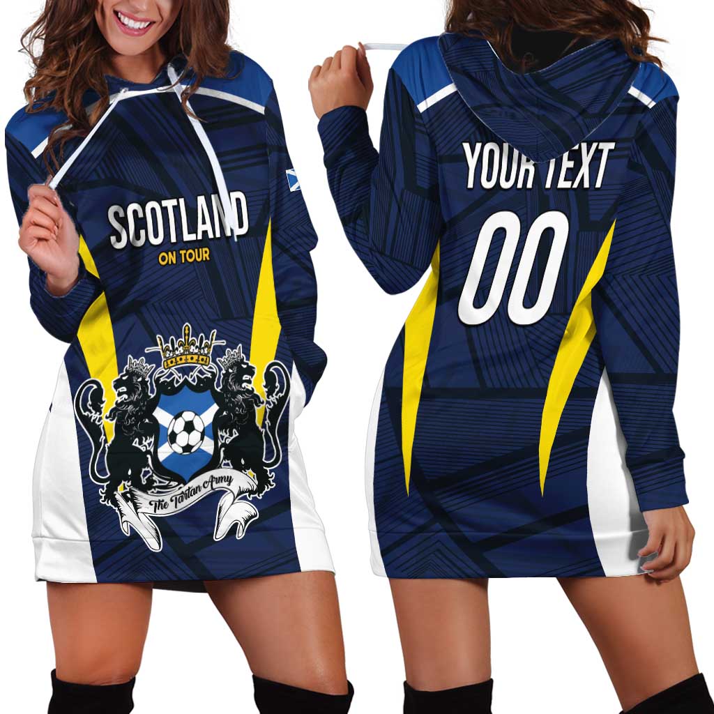 Custom Football Scotland On Tour 2026 Hoodie Dress Tartan Scottish Army Be Coming - Wonder Print Shop