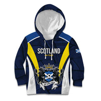 Custom Football Scotland On Tour 2026 Kid Hoodie Tartan Scottish Army Be Coming - Wonder Print Shop