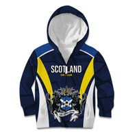 Custom Football Scotland On Tour 2026 Kid Hoodie Tartan Scottish Army Be Coming - Wonder Print Shop