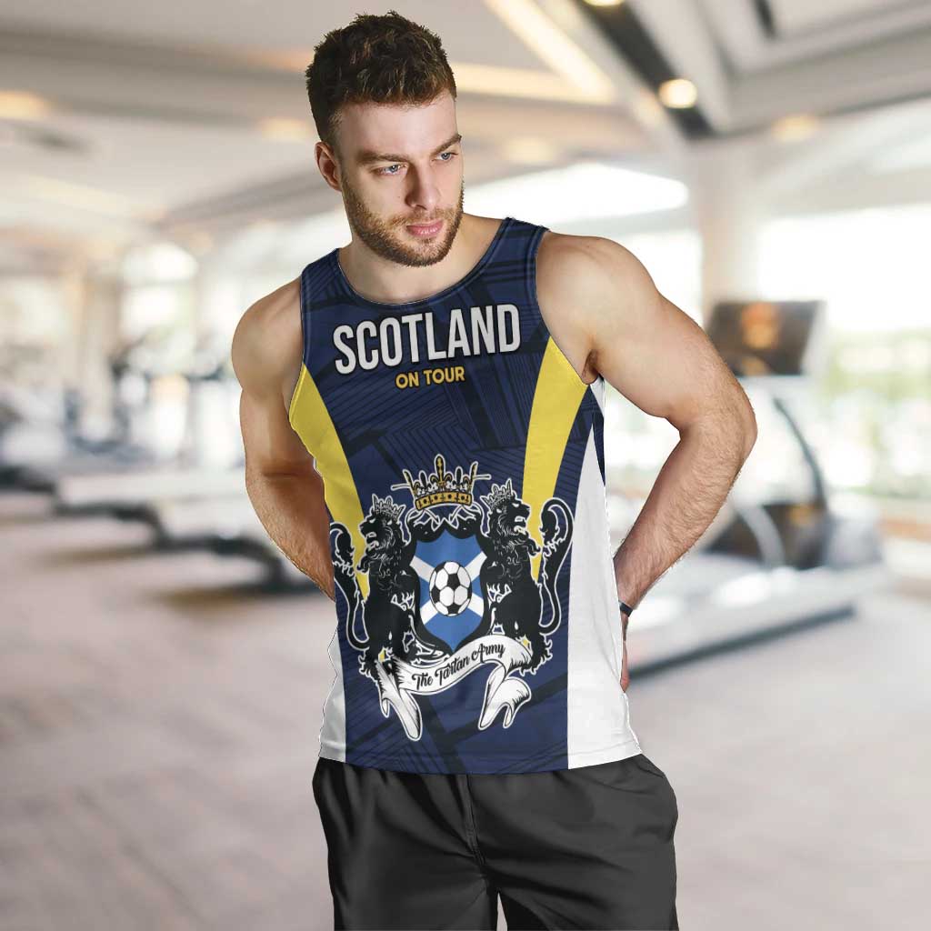Custom Football Scotland On Tour 2026 Men Tank Top Tartan Scottish Army Be Coming - Wonder Print Shop
