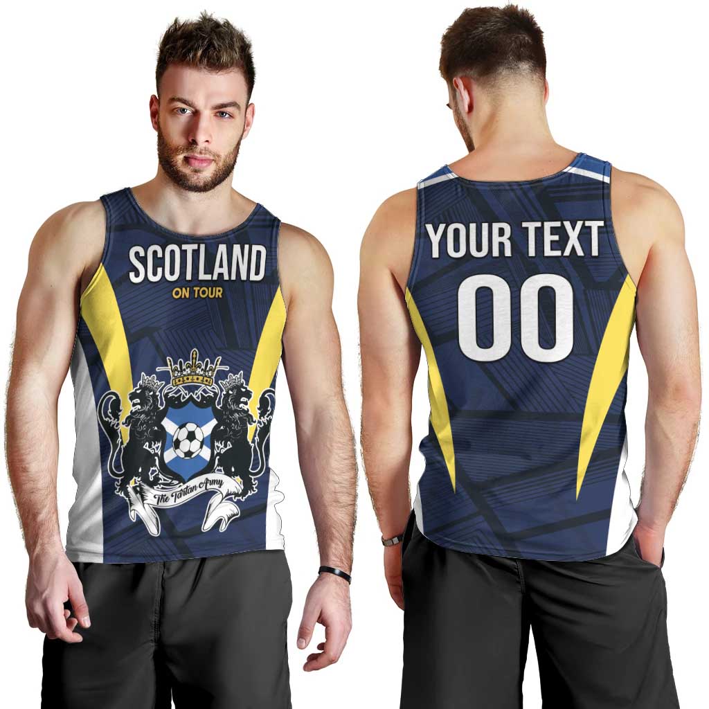 Custom Football Scotland On Tour 2026 Men Tank Top Tartan Scottish Army Be Coming - Wonder Print Shop