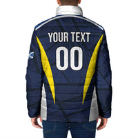 Custom Football Scotland On Tour 2026 Padded Jacket Tartan Scottish Army Be Coming - Wonder Print Shop
