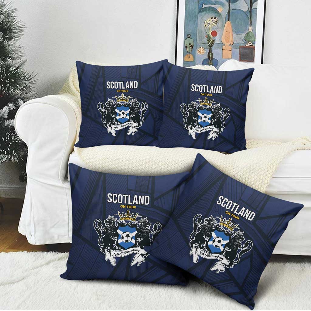 Football Scotland On Tour 2026 Pillow Cover Tartan Scottish Army Be Coming - Wonder Print Shop