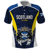 Custom Football Scotland On Tour 2026 Polo Shirt Tartan Scottish Army Be Coming - Wonder Print Shop