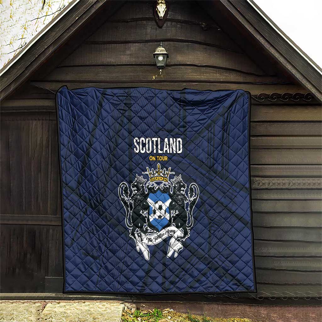 Football Scotland On Tour 2026 Quilt Tartan Scottish Army Be Coming - Wonder Print Shop