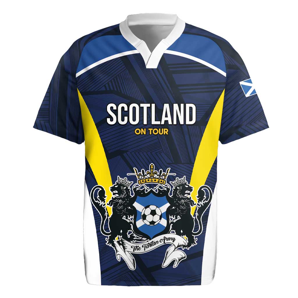Custom Football Scotland On Tour 2026 Rugby Jersey Tartan Scottish Army Be Coming - Wonder Print Shop