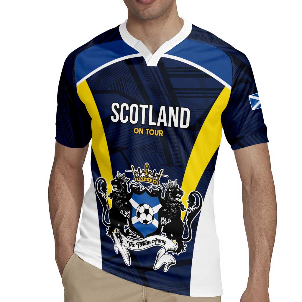 Custom Football Scotland On Tour 2026 Rugby Jersey Tartan Scottish Army Be Coming - Wonder Print Shop
