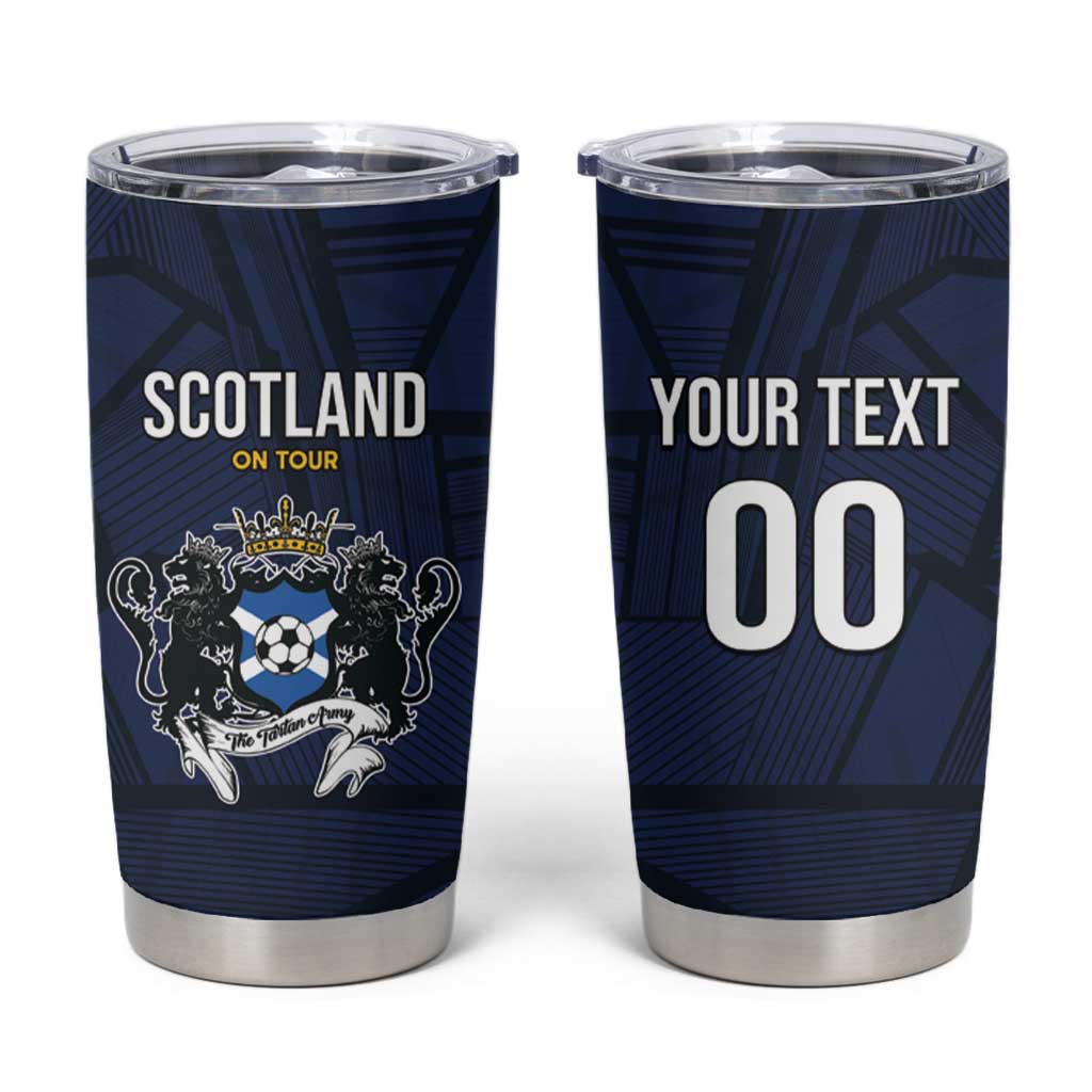 Custom Football Scotland On Tour 2026 Tumbler Cup Tartan Scottish Army Be Coming - Wonder Print Shop