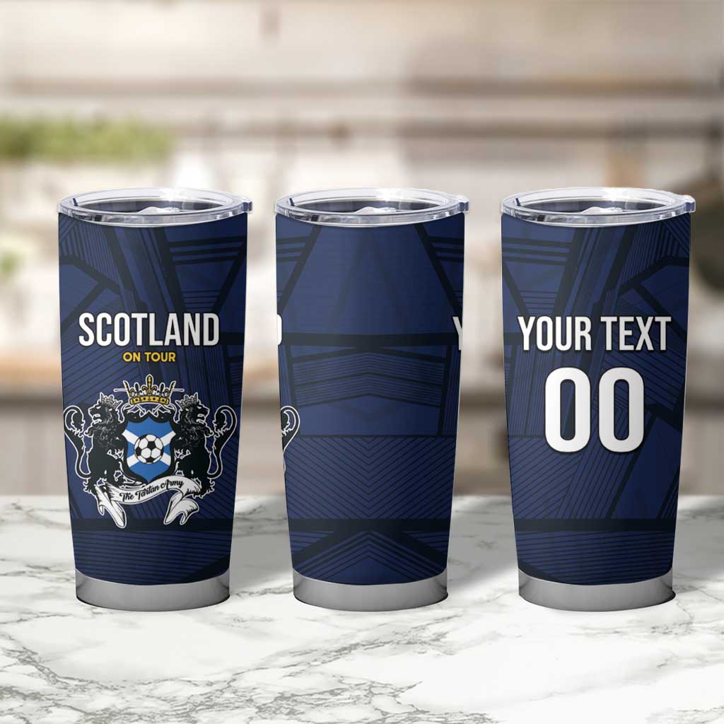 Custom Football Scotland On Tour 2026 Tumbler Cup Tartan Scottish Army Be Coming - Wonder Print Shop