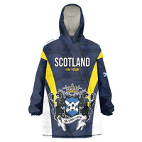 Custom Football Scotland On Tour 2026 Wearable Blanket Hoodie Tartan Scottish Army Be Coming - Wonder Print Shop