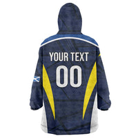 Custom Football Scotland On Tour 2026 Wearable Blanket Hoodie Tartan Scottish Army Be Coming - Wonder Print Shop